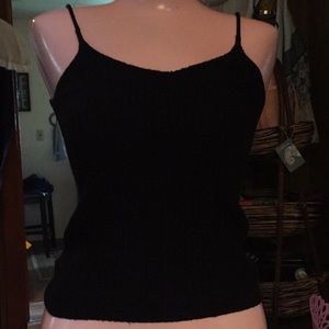 Black tank top